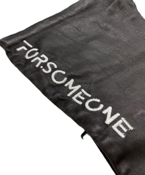 FORSOMEONE（フォーサムワン）FORSOMEONE (フォーサムワン) フルクラッシュリペア デニムパンツ ブラック サイズ:48の古着・服飾アイテム