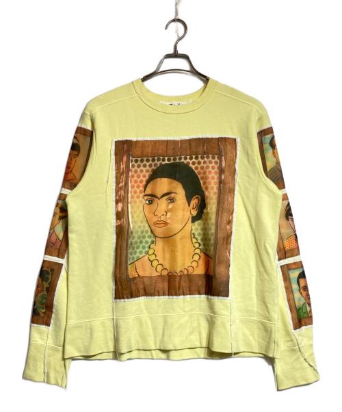 Midorikawa（ミドリカワ）Midorikawa (ミドリカワ) OUT OF MUSEUM CREW イエロー サイズ:Sの古着・服飾アイテム
