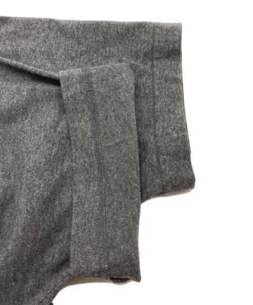 COMME des GARCONS HOMME（コムデギャルソン オム）COMME des GARCONS HOMME (コムデギャルソン オム) チェックニットTシャツ グレー サイズ:Freeの古着・服飾アイテム