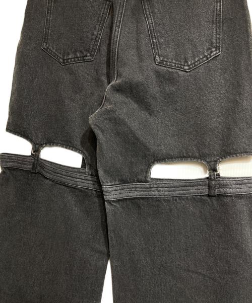 MAISON SPECIAL（メゾンスペシャル）MAISON SPECIAL (メゾンスペシャル) ニーカットデニムパンツ ブラック サイズ:38の古着・服飾アイテム