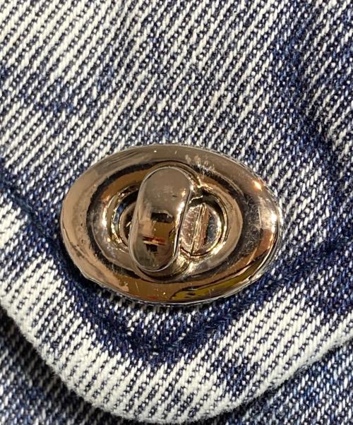 MAISON SPECIAL（メゾンスペシャル）MAISON SPECIAL (メゾンスペシャル) Metal twist button short blouson インディゴ サイズ:FREEの古着・服飾アイテム