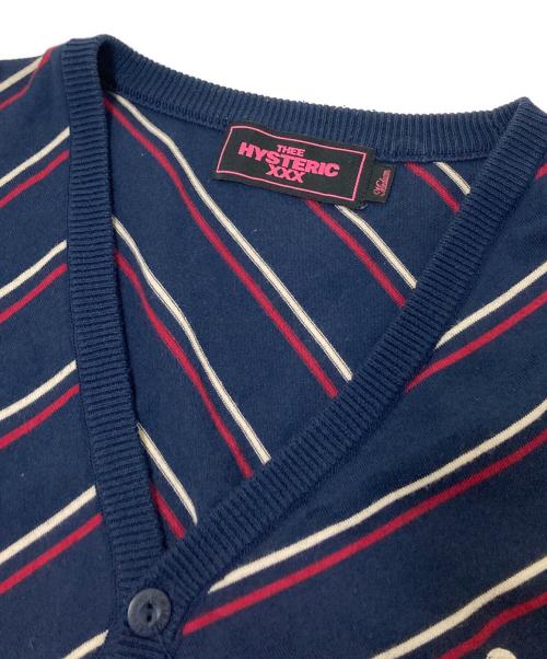 THE histeric（ザ ヒステリック）THE histeric (ザ ヒステリック) 長袖カーディガン ネイビー サイズ:Mの古着・服飾アイテム