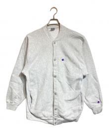 Champion（チャンピオン）の古着「リバースウィーブスナップカーディガン」｜グレー