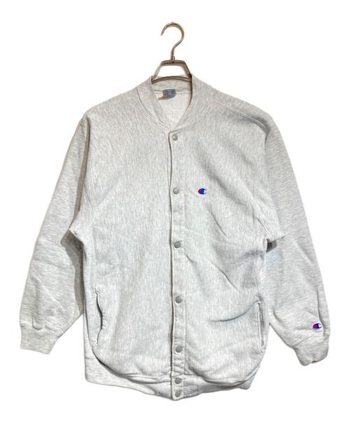 Champion（チャンピオン）Champion (チャンピオン) リバースウィーブスナップカーディガン グレー サイズ:X-LARGEの古着・服飾アイテム