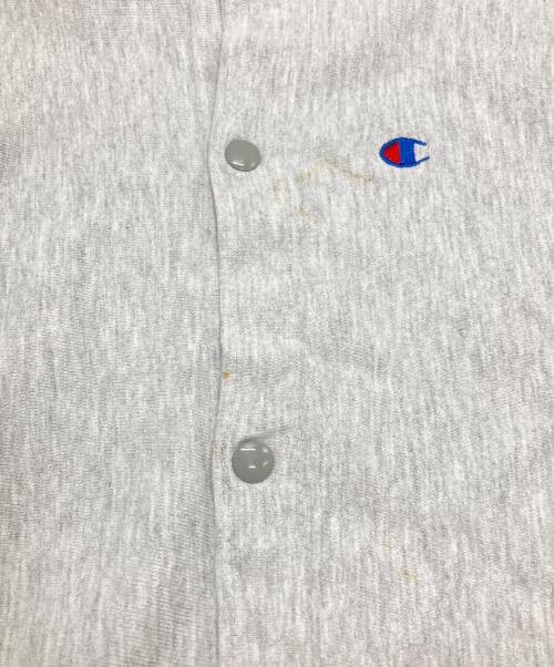 Champion（チャンピオン）Champion (チャンピオン) リバースウィーブスナップカーディガン グレー サイズ:X-LARGEの古着・服飾アイテム