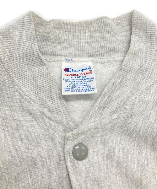 Champion（チャンピオン）Champion (チャンピオン) リバースウィーブスナップカーディガン グレー サイズ:X-LARGEの古着・服飾アイテム