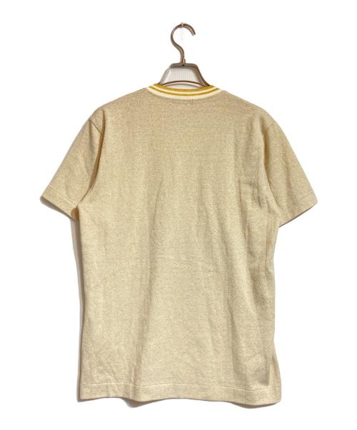 COMME des GARCONS HOMME PLUS（コムデギャルソンオムプリュス）COMME des GARCONS HOMME PLUS (コムデギャルソンオムプリュス) ラメニットカットソー ベージュ サイズ:Ｓの古着・服飾アイテム