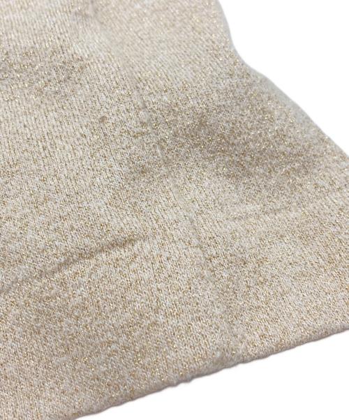 COMME des GARCONS HOMME PLUS（コムデギャルソンオムプリュス）COMME des GARCONS HOMME PLUS (コムデギャルソンオムプリュス) ラメニットカットソー ベージュ サイズ:Ｓの古着・服飾アイテム