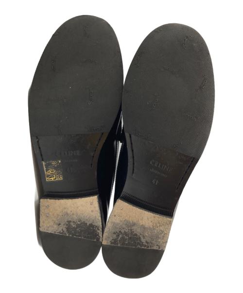 CELINE（セリーヌ）CELINE (セリーヌ) ルコ トリオンフ ローファー ブラック サイズ:41の古着・服飾アイテム