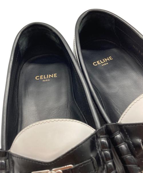 CELINE（セリーヌ）CELINE (セリーヌ) ルコ トリオンフ ローファー ブラック サイズ:41の古着・服飾アイテム
