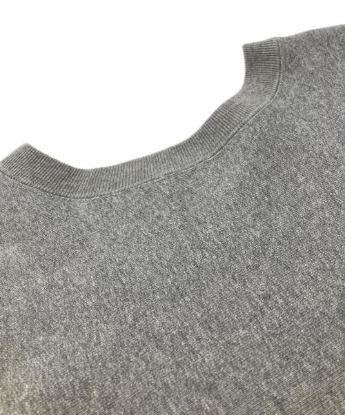 19SO（ナインティーンエスオー）19SO (ナインティーンエスオー) 「I LOVE YOU」刺繍スウェット グレー サイズ:Ｌの古着・服飾アイテム