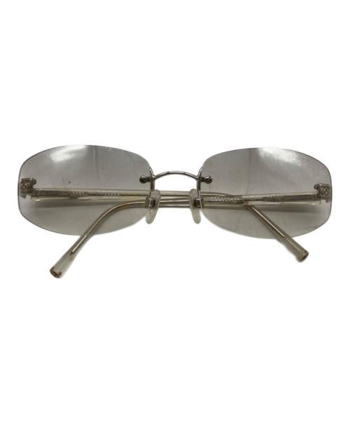 CHANEL（シャネル）CHANEL (シャネル) リムレスサングラス シルバー サイズ:57・18 130の古着・服飾アイテム