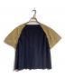 sacai (サカイ) トレンチ切替プリーツブラウス ネイビー サイズ:１：25000円
