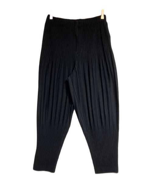 HOMME PLISSE ISSEY MIYAKE（オム プリッセ イッセイ ミヤケ）HOMME PLISSE ISSEY MIYAKE (オムプリッセ イッセイ ミヤケ) BASICSプリーツパンツ ブラック サイズ:1の古着・服飾アイテム