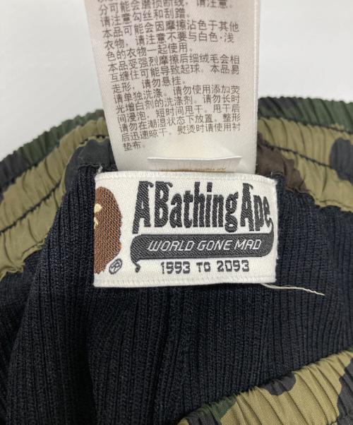 A BATHING APE（ア ベイシング エイプ）A BATHING APE (ア ベイシング エイプ) 1stカモリブパンツ ブラック サイズ:-の古着・服飾アイテム