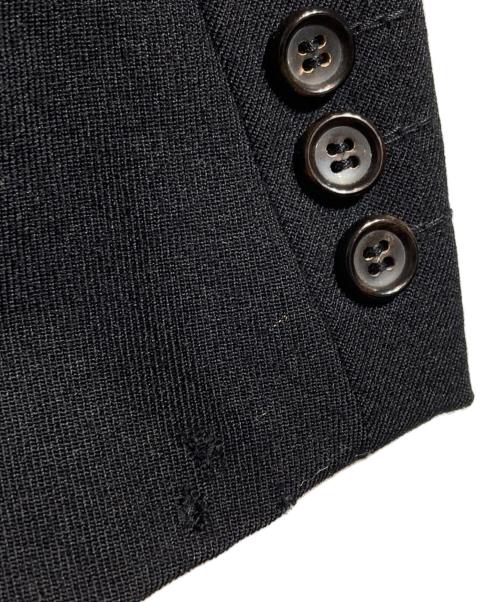 COMME des GARCONS HOMME PLUS（コムデギャルソンオムプリュス）COMME des GARCONS HOMME PLUS (コムデギャルソンオムプリュス) ウールギャバジン4Bジャケット ブラック サイズ:Mの古着・服飾アイテム