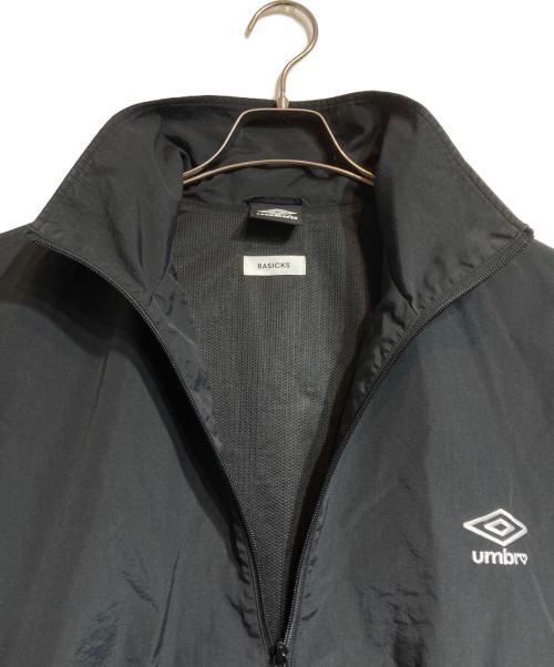 UMBRO（アンブロ）UMBRO (アンブロ) NYLON TRACK JACKET ブラック サイズ:Mの古着・服飾アイテム