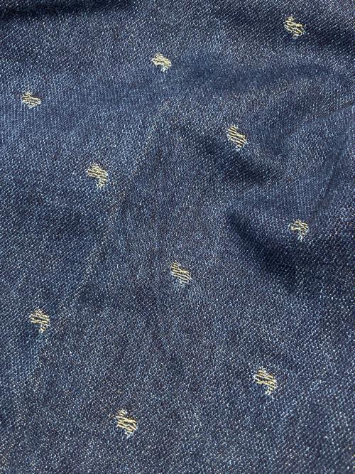 MACPHEE（マカフィー）MACPHEE (マカフィー) デニムスパークジャカード タックストレートパンツ インディゴ サイズ:32の古着・服飾アイテム