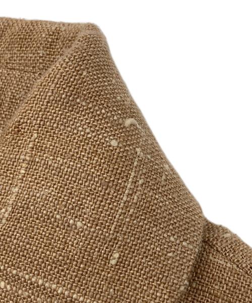 AURALEE（オーラリー）AURALEE (オーラリー) LINEN SILK TWEED BLOUSON ベージュの古着・服飾アイテム