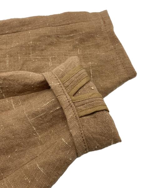AURALEE（オーラリー）AURALEE (オーラリー) LINEN SILK TWEED BLOUSON ベージュの古着・服飾アイテム