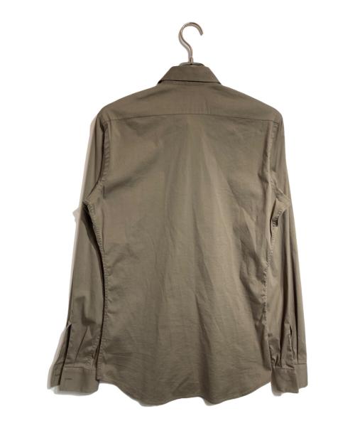 PRADA（プラダ）PRADA (プラダ) ストレッチシャツ カーキ サイズ:39の古着・服飾アイテム