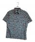 PRADA（プラダ）の古着「総柄シャツ」｜ブルー×グレー