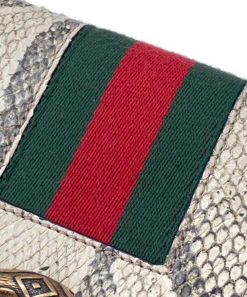 GUCCI（グッチ）GUCCI (グッチ) ディオニュソス チェーンショルダーバッグ ベージュの古着・服飾アイテム