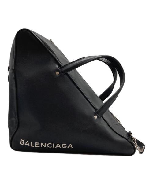 BALENCIAGA（バレンシアガ）BALENCIAGA (バレンシアガ) トライアングルダッフルM 2WAバッグ ブラックの古着・服飾アイテム