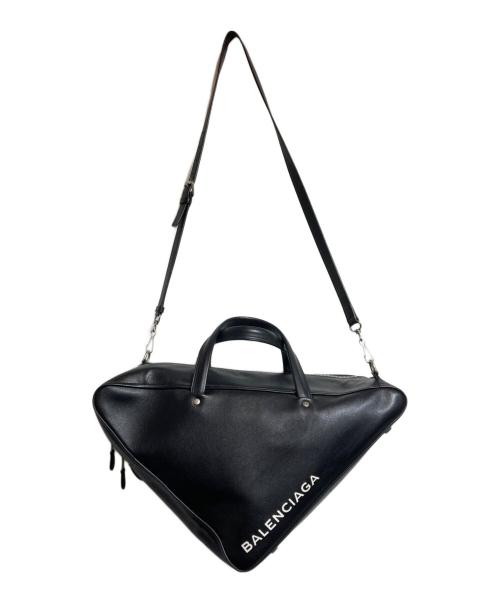 BALENCIAGA（バレンシアガ）BALENCIAGA (バレンシアガ) トライアングルダッフルM 2WAバッグ ブラックの古着・服飾アイテム