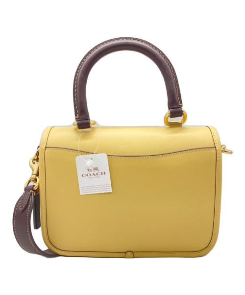 COACH（コーチ）COACH (コーチ) ローグトップハンドルカラーブロックバッグ イエローの古着・服飾アイテム