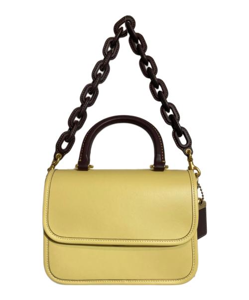 COACH（コーチ）COACH (コーチ) ローグトップハンドルカラーブロックバッグ イエローの古着・服飾アイテム