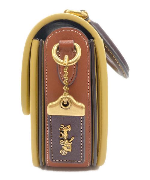 COACH（コーチ）COACH (コーチ) ローグトップハンドルカラーブロックバッグ イエローの古着・服飾アイテム