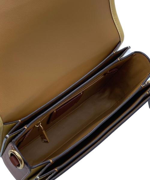 COACH（コーチ）COACH (コーチ) ローグトップハンドルカラーブロックバッグ イエローの古着・服飾アイテム