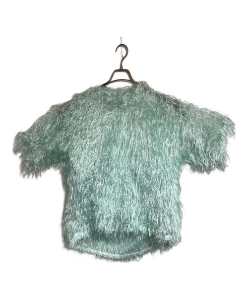 cygne（シーニュ）cygne (シーニュ) フェザートップス Moni ブルー サイズ:Fの古着・服飾アイテム