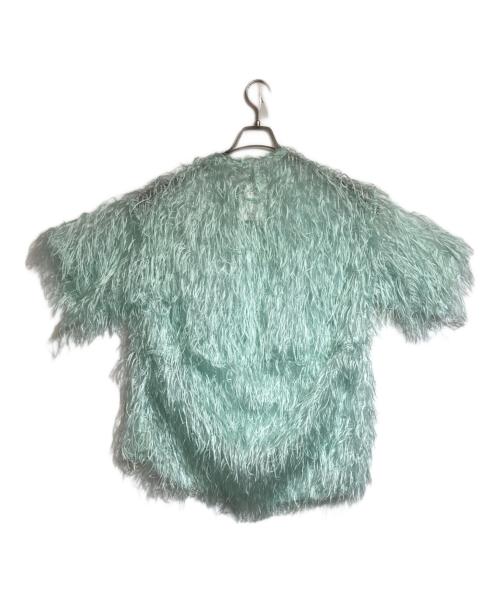 cygne（シーニュ）cygne (シーニュ) フェザートップス Moni ブルー サイズ:Fの古着・服飾アイテム