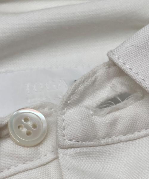 TOGA PULLA（トーガ プルラ）TOGA PULLA (トーガ プルラ) Cotton western shirt/コットンウエスタンシャツ ホワイト サイズ:36の古着・服飾アイテム
