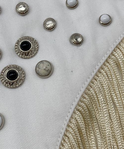 TOGA PULLA（トーガ プルラ）TOGA PULLA (トーガ プルラ) Cotton western shirt/コットンウエスタンシャツ ホワイト サイズ:36の古着・服飾アイテム