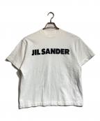 JIL SANDERジルサンダー）の古着「ロゴプリント オーバーサイズTシャツ」｜ホワイト