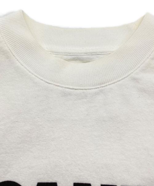 JIL SANDER（ジルサンダー）JIL SANDER (ジルサンダー) ロゴプリント オーバーサイズTシャツ ホワイト サイズ:XSの古着・服飾アイテム