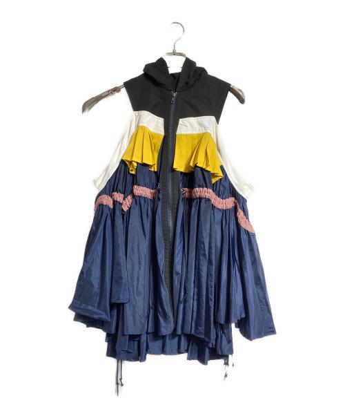 SHIROMA（シロマ）SHIROMA (シロマ) ドローコードフリルベスト マルチカラー サイズ:SIZE FREEの古着・服飾アイテム