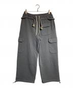 PARANOIDパラノイド）の古着「Reins Sweat Cargo Pants」｜グレー