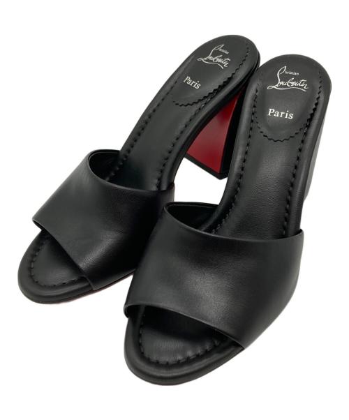 Christian Louboutin（クリスチャン・ルブタン）Christian Louboutin (クリスチャン・ルブタン) ヒールサンダル ブラック サイズ:36 1/2の古着・服飾アイテム