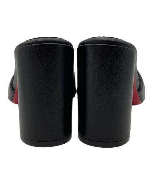 Christian Louboutin（クリスチャン・ルブタン）Christian Louboutin (クリスチャン・ルブタン) ヒールサンダル ブラック サイズ:36 1/2の古着・服飾アイテム