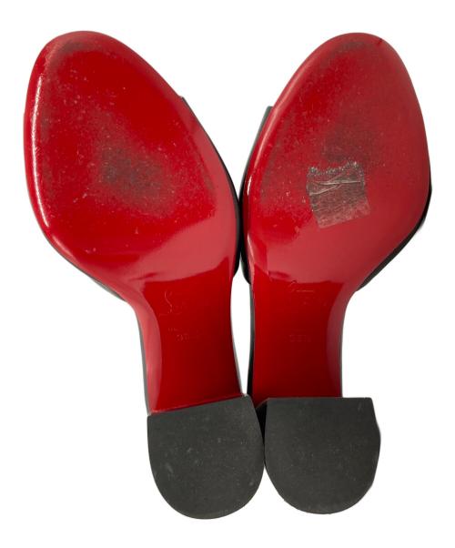 Christian Louboutin（クリスチャン・ルブタン）Christian Louboutin (クリスチャン・ルブタン) ヒールサンダル ブラック サイズ:36 1/2の古着・服飾アイテム