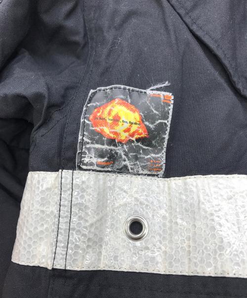 stussy（ステューシー）stussy (ステューシー) 00Sファイヤーマンリフレクタージャケット ブラック サイズ:XLの古着・服飾アイテム