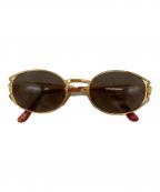 VERSACEヴェルサーチェ）の古着「サングラス」｜ゴールド