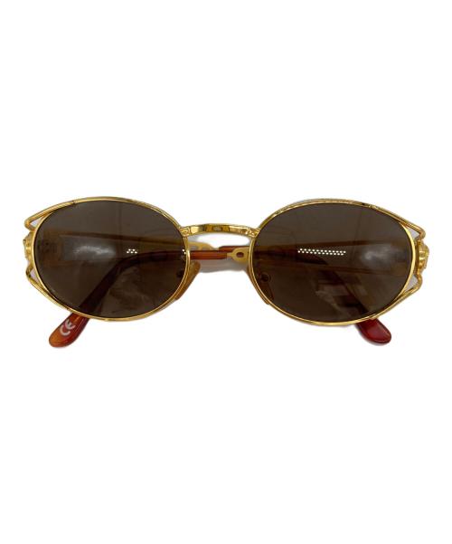 VERSACE（ヴェルサーチェ）VERSACE (ヴェルサーチェ) サングラス ゴールドの古着・服飾アイテム