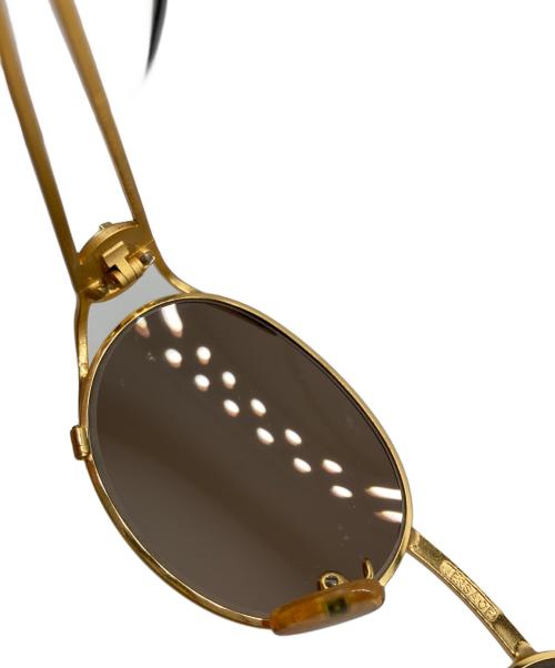 VERSACE（ヴェルサーチェ）VERSACE (ヴェルサーチェ) サングラス ゴールドの古着・服飾アイテム