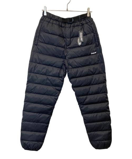 ONLY NY（オンリーニューヨーク）ONLY NY (オンリーニューヨーク) ダウンパンツ ブラック サイズ:Sの古着・服飾アイテム