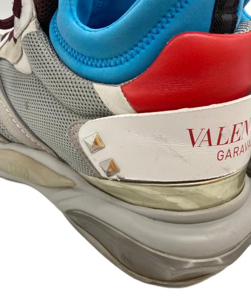 VALENTINO GARAVANI（ヴァレンティノ・ガラヴァーニ）VALENTINO GARAVANI (ヴァレンティノ・ガラヴァーニ) バウンス レイズドソール ダッドスニーカー グレー サイズ:41の古着・服飾アイテム
